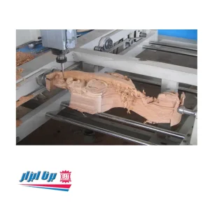CNC فرز تخت و روتاری مدل نگار