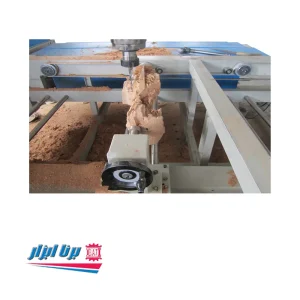 CNC فرز تخت و روتاری مدل نگار